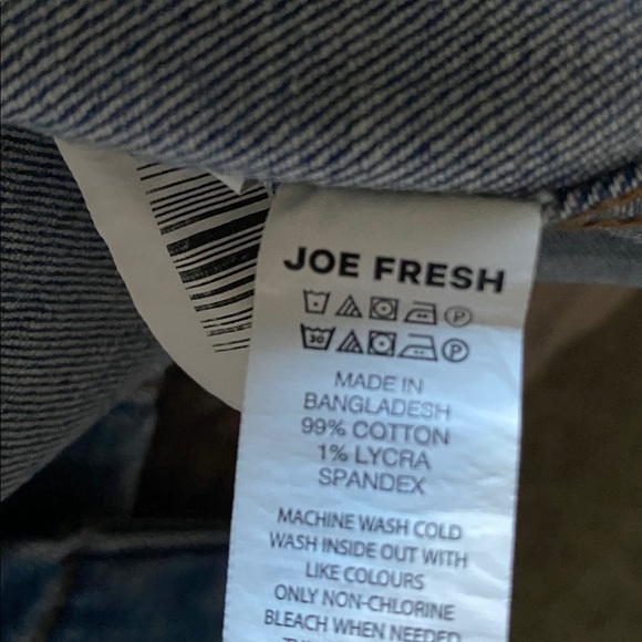 Joe Fresh Blue Button-Front Pencil Skirt - Picture 4 of 4
